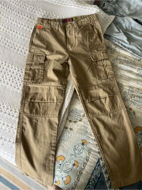 2 Pairs of Pants. Empyre Boys Tan Cargo Pants- Khaki/Tan and jeans Bundle!!